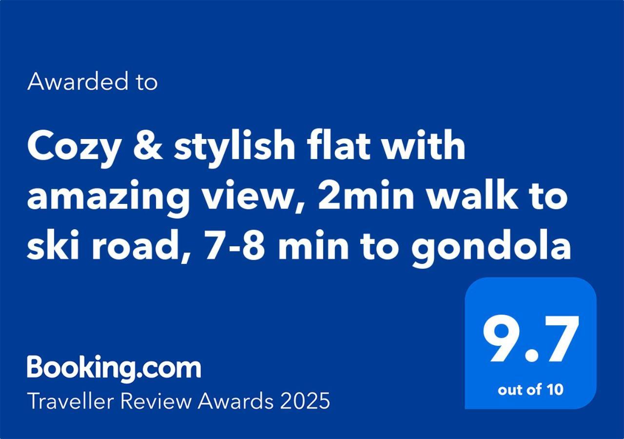 Cozy & Stylish Flat With Amazing View, 2Min Walk To Ski Road, 7-8 Min To Gondola Bansko Ngoại thất bức ảnh